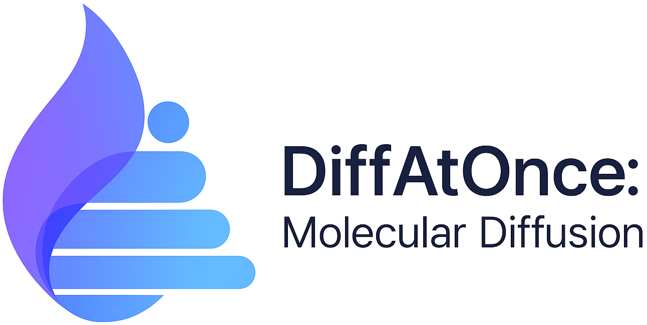 DiffAtOnce: Molecular Diffusion